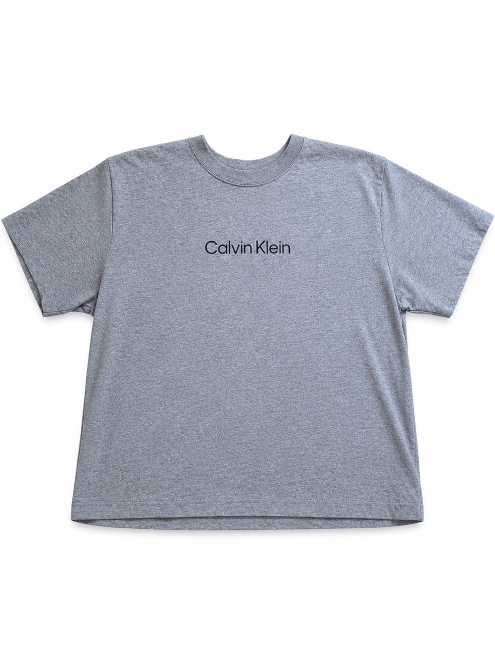 Calvin Klein Heather Gray Logo Tee